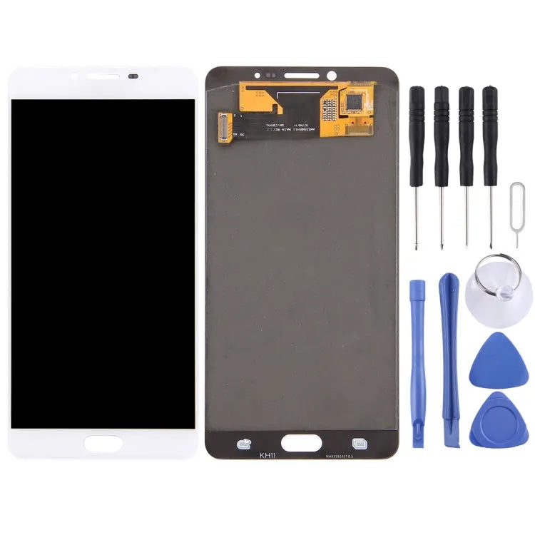 Origineel LCD-scherm + aanraakpaneel voor Galaxy C9 Pro / C9000 (wit)