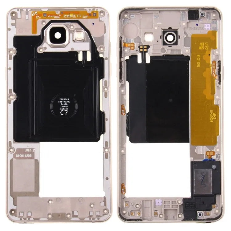 Voor Galaxy A5 (2016) / A5100 middelste framerand (goud)