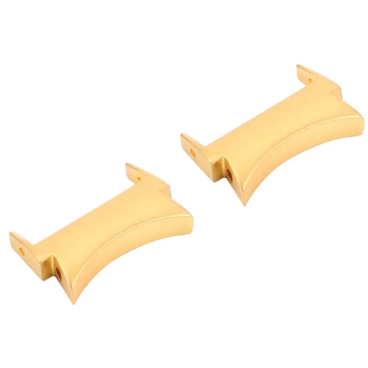 1 Paar voor Samsung Galaxy Watch4 40mm / 44mm Smart Watch Watchband Connector Converter (goud)