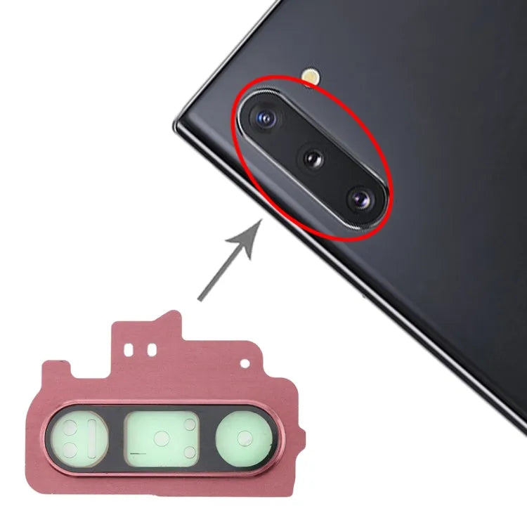 Voor Galaxy Note 10 10 stuks camera lensdop (roze)