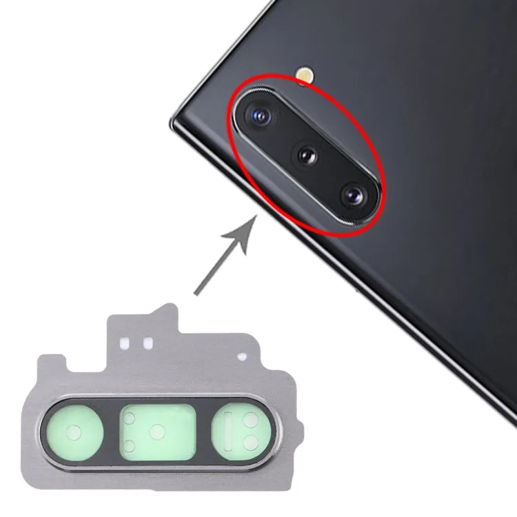 Voor Galaxy Note 10 10st Camera Lens Cover (Grijs)