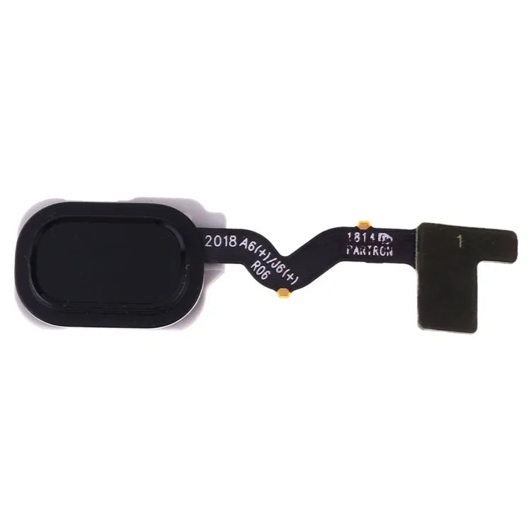 Voor Galaxy J4 (2018) SM-J400F/DS J400G/DS Vingerafdruksensor Flexkabel (zwart)