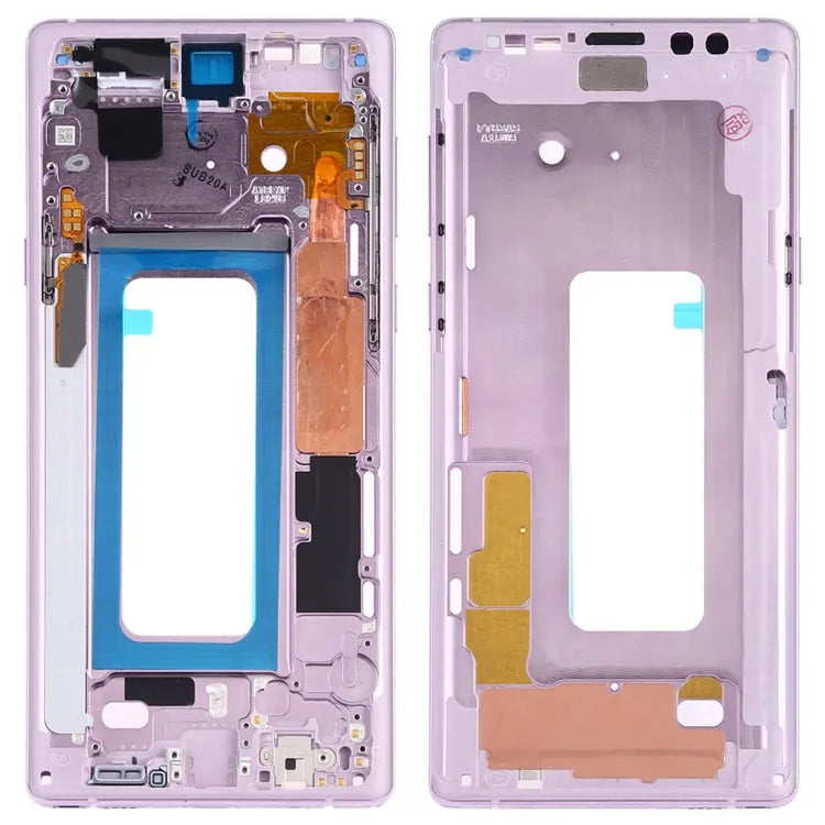 Voor Samsung Galaxy Note9 SM-N960F/DS, SM-N960U, SM-N9600/DS middenframe bezelplaat met zijtoetsen (paars)