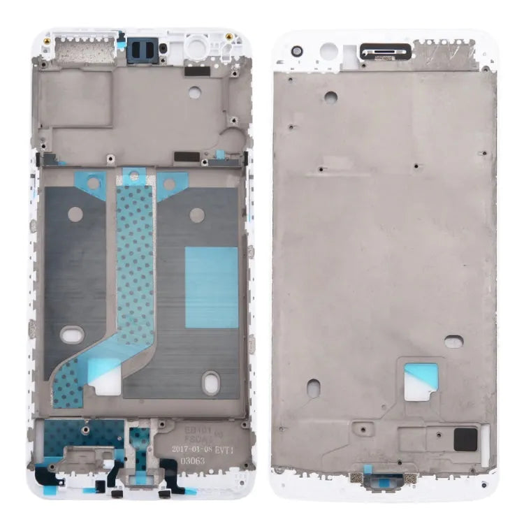 Voor OnePlus 5 middelste framerand (wit)