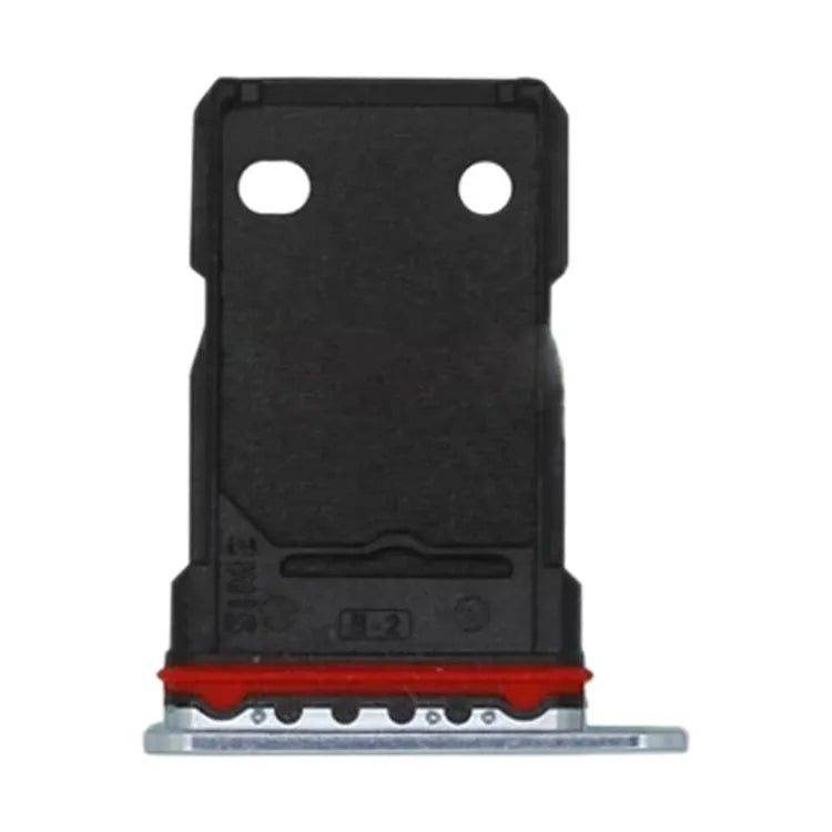 Voor OnePlus 8T KB2001 KB2000 KB2003 KB2005 KB2007 SIM-kaartlade + SIM-kaartlade (zilver)