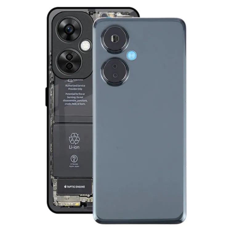 Originele batterij-achterklep met cameralensframe voor OnePlus Nord CE 3 Lite (zwart)
