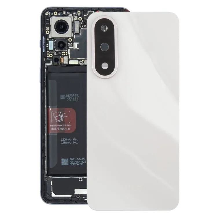 Originele batterij-achtercover met cameralensframe voor OnePlus Nord 5 (wit)