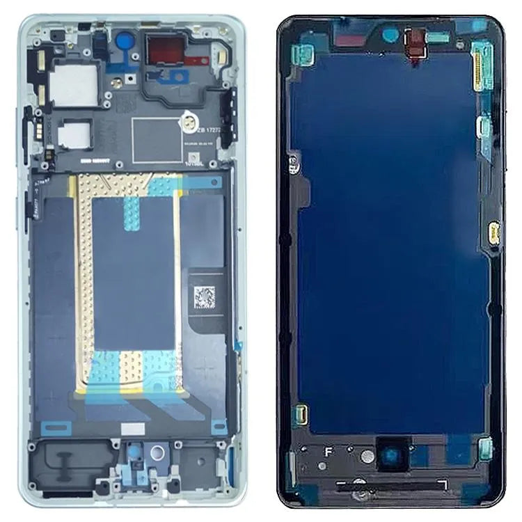 Voor OnePlus Ace 5 PKG110 Middenframe Bezelplaat (Cyaan)