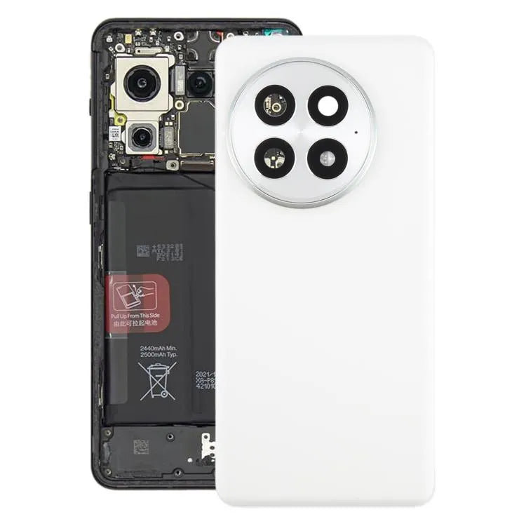 Originele OnePlus 13 batterij-achtercover met cameralensframe (wit)