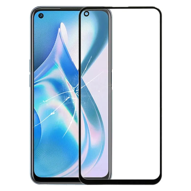 Voor OnePlus Ace Racing Voorscherm Buitenste glazen lens met OCA optisch heldere lijm