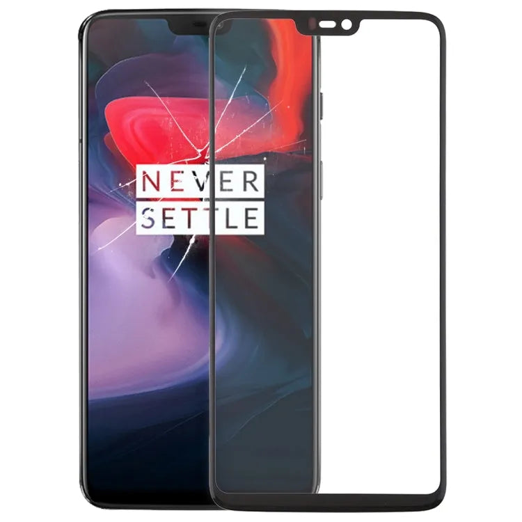 OnePlus 6 vordere Glaslinse mit OCA-Klebefolie