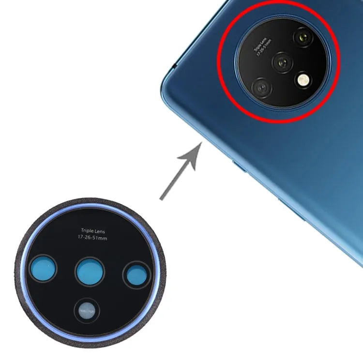 Cameralenskap OnePlus 7T blauw