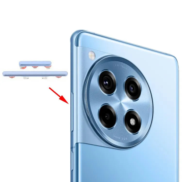 Aan/uit + volumeknop OnePlus 12R blauw