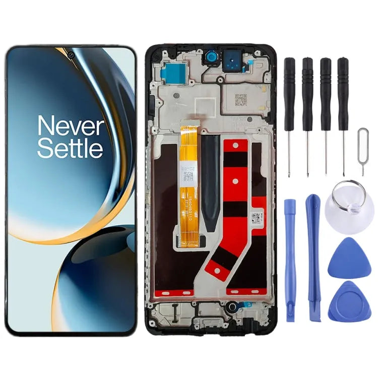 OnePlus Nord N30 5G LCD-scherm Digitizer Volledige Montage met Frame Zwart