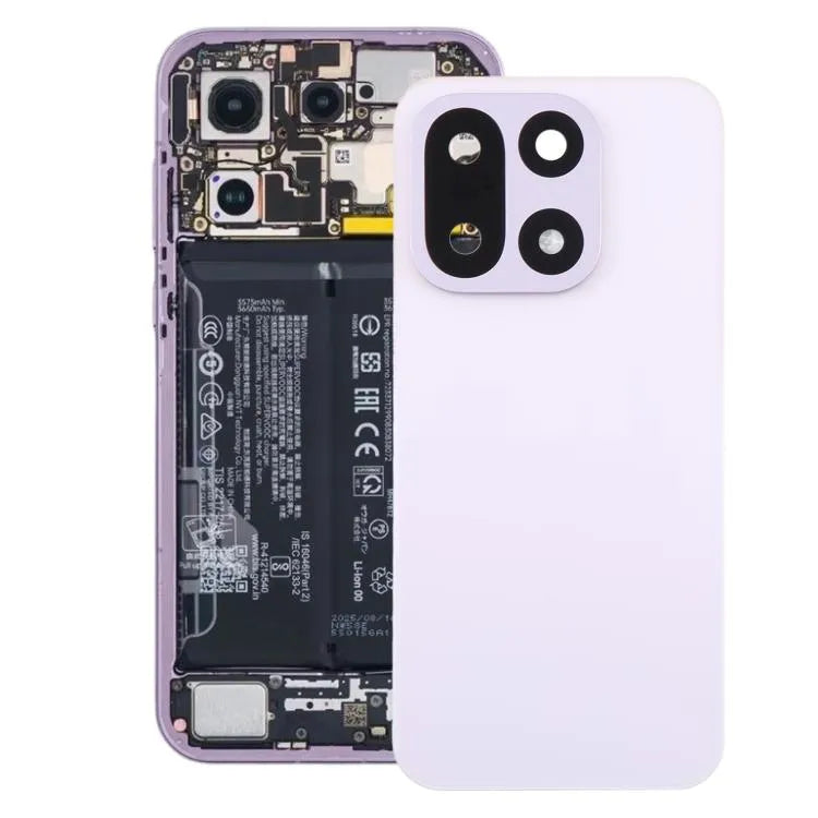 Cache batterie OnePlus 15 avec cadre lentille caméra (violet)