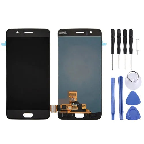 Oem lcd-scherm met digitizer (volledige montage) voor OnePlus 5 (zwart)