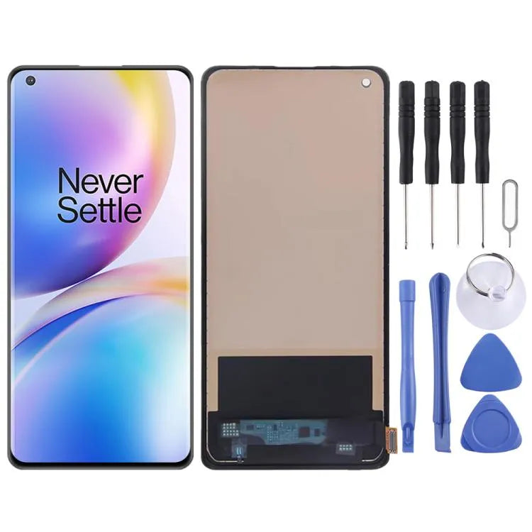 TFT LCD-scherm met digitizer voor OnePlus 8 Pro — volledige montage (zwart)