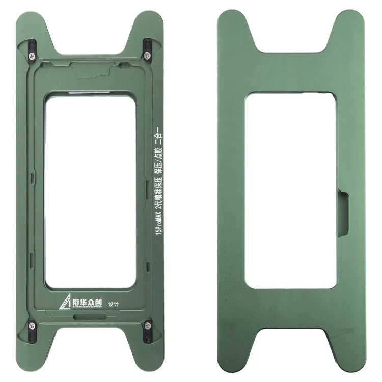 15 Pro Max Magnetisch LCD-scherm Frame Bezel Drukvaste mal Klemvorm voor iPhone