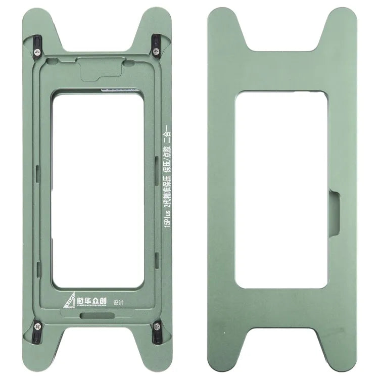 15 Plus Magnetisch LCD-scherm Frame Bezel Drukvasthoudvorm Klemvorm voor iPhone