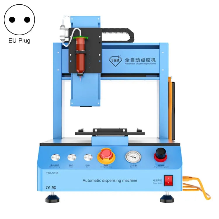 TBK 983B multifunctionele automatische doseermachine voor UV-lijm (EU-stekker)
