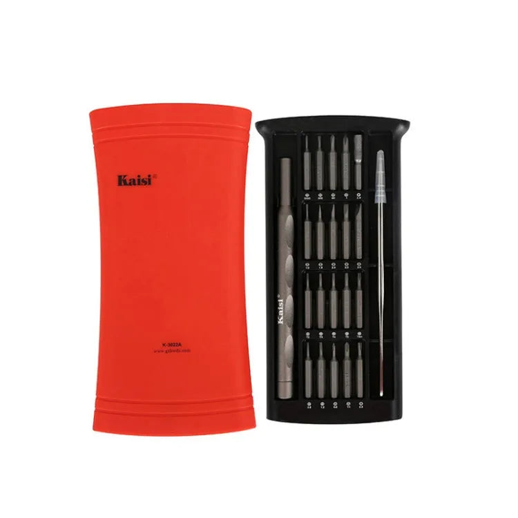 Kaisi K-3022A 22 in1 hoge precisie schroevendraaier set magnetische schroevendraaier bits