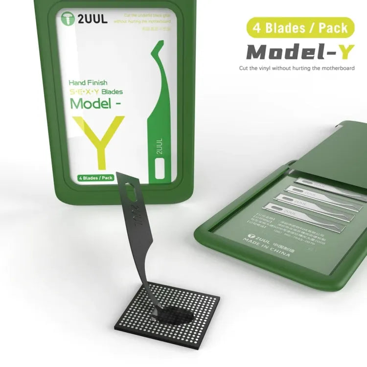 2UUL mesjes met handafwerking voor het onthechten / verwijderen van telefoonscherm IC, model: Y