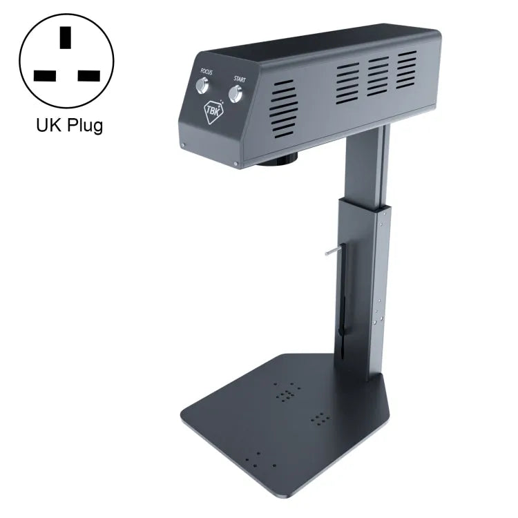 TBK-958M Lasermarkeermachine Autofocusframe Separator 2 in 1 graveerapparatuur, Britse plug