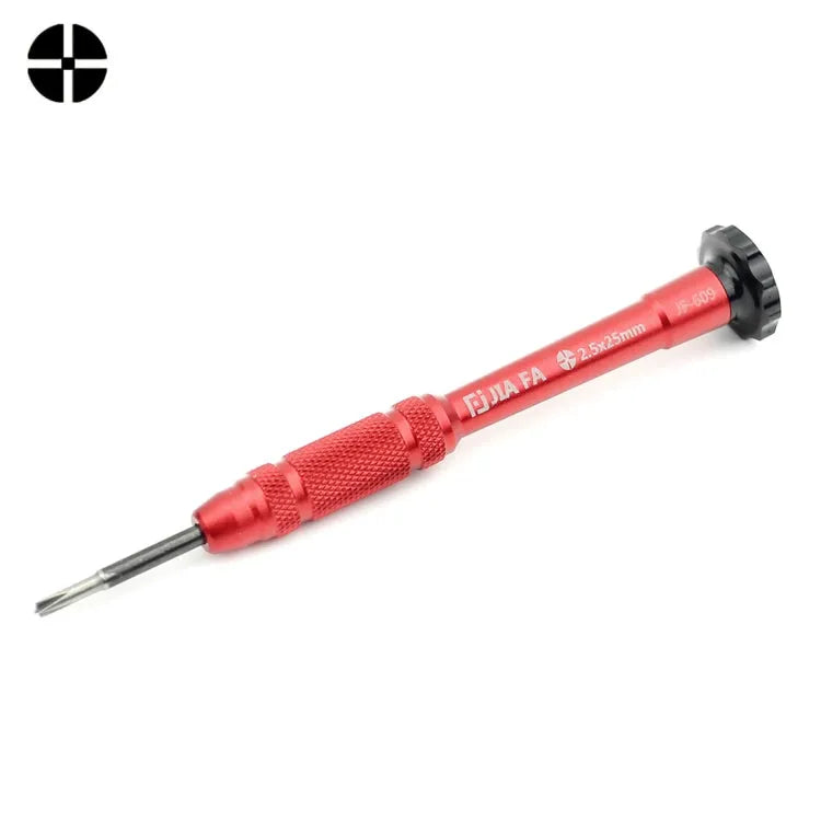 JIAFA JF-609-2.5 holle kruistip 2.5 middelste montageschroevendraaier (rood)
