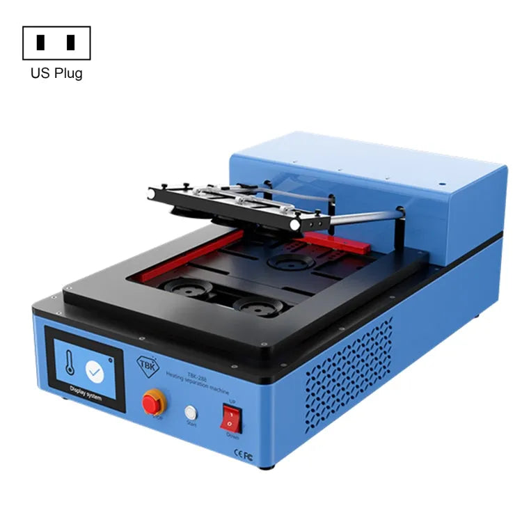 TBK 288L Ingebouwde vacuümpomp Automatische LCD-scherm Verwarming Separator Machine (US Plug)