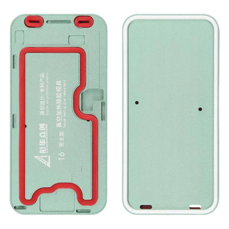 16 LCD-schermframe vacuümverwarming lijmverwijderingsmal met houder voor iPhone