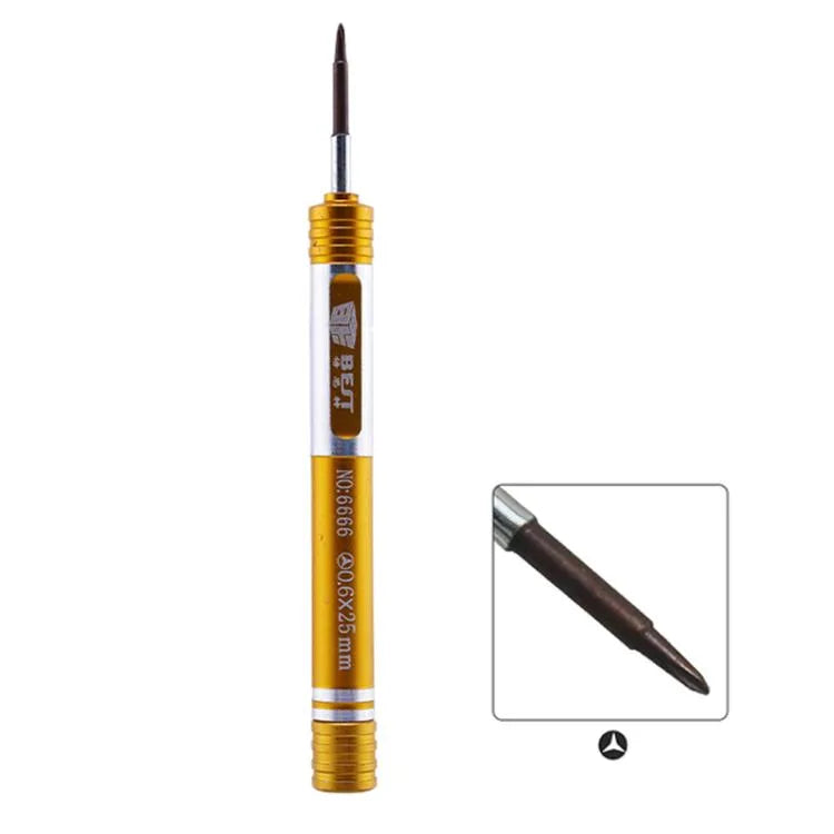 BEST BST-6666 aluminiumlegering schroevendraaier, model: Tri-wing 0.6