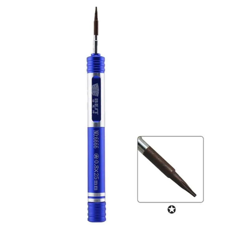 BEST BST-6666 aluminium schroevendraaier, model: Pentalobe 0.8