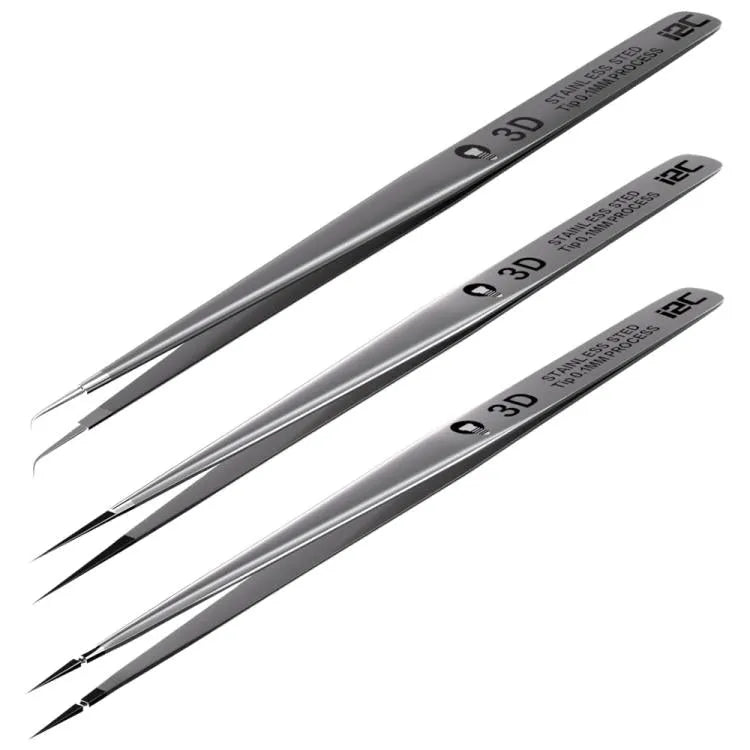 i2C NS-serie Super Alloy hoge precisie roestvrij staal superharde extra punt vliegende draad pincet, model: NS-04/02/03 set