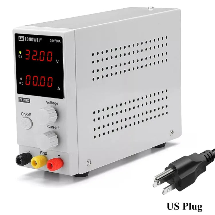K3010D 30V 10A DC Switching Gereguleerde voeding Telefoonreparatie Spanningsregelaar (US-stekker)
