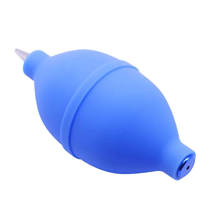 Stofverwijderaar rubberen luchtblazer pompreiniger voor mobiele telefoon/camera's/toetsenbord/horloge enz. (Blauw)
