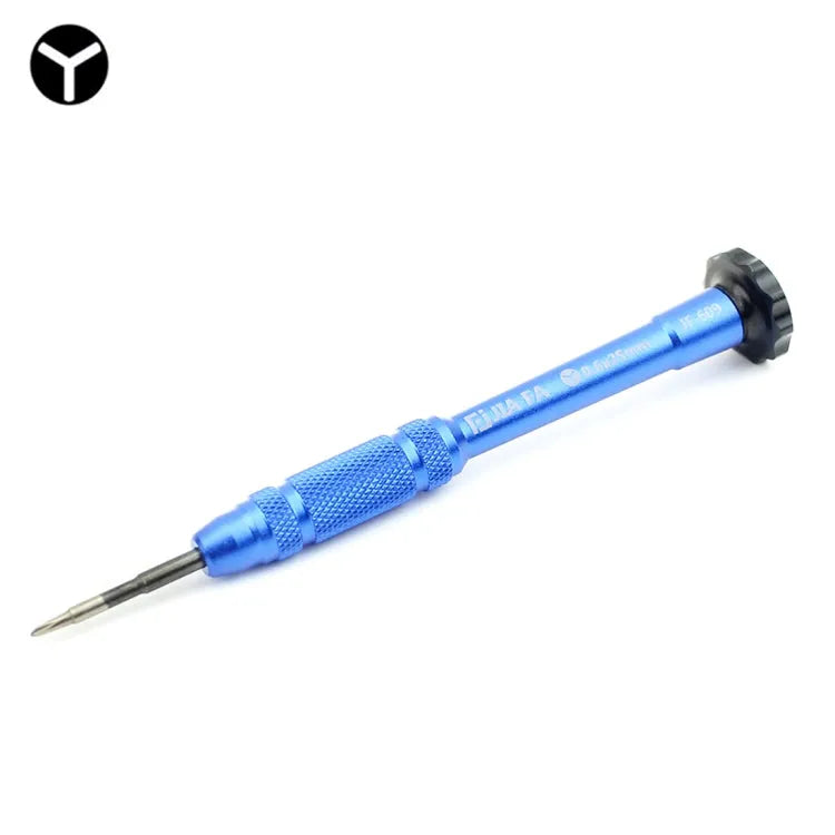 JIAFA JF-609-0.6Y Tri-point 0.6 reparatieschroevendraaier voor iPhone X / 8 / 8P / 7 / 7P & Apple Watch (blauw)