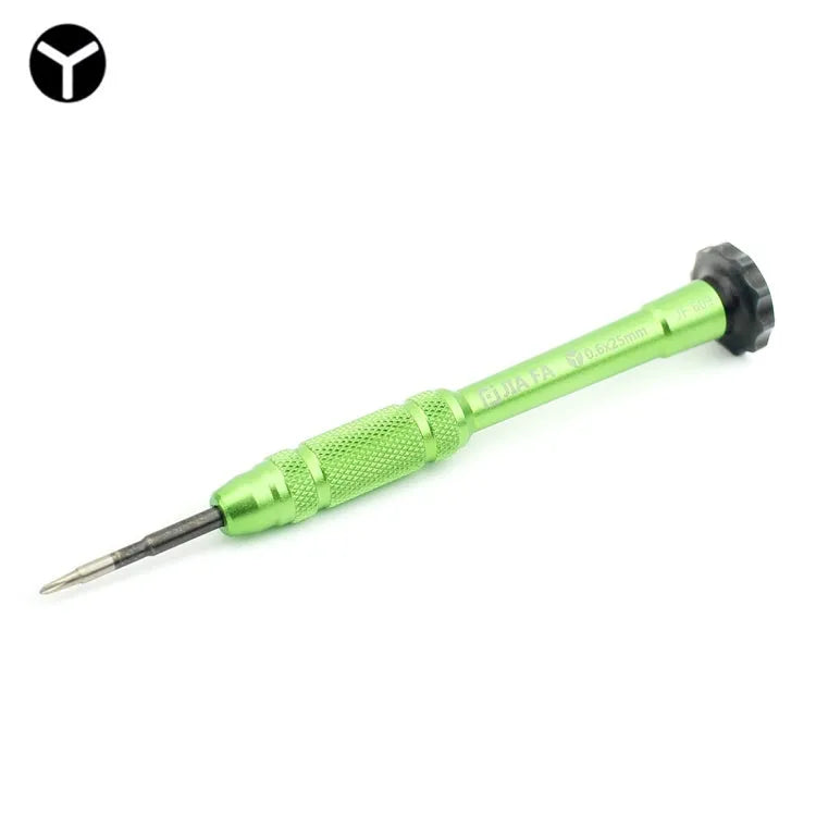 JIAFA JF-609-0.6Y Tri-point 0.6 reparatieschroevendraaier voor iPhone X / 8 / 8P / 7 / 7P & Apple Watch (groen)