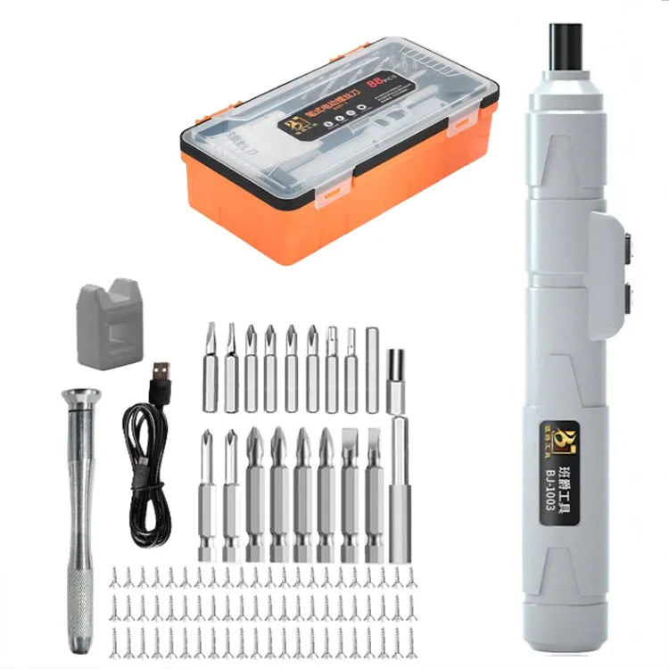88 stks/set Pen-Type Micro Precisie Elektrische Schroevendraaier Set Mini Mobiele Telefoon Horloge Schroevendraaier