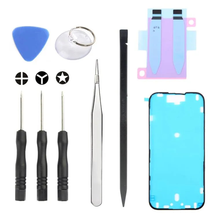 16 JIAFA JF-8162 9-in-1 batterijlijm + waterdichte lijm + reparatieset voor iPhone
