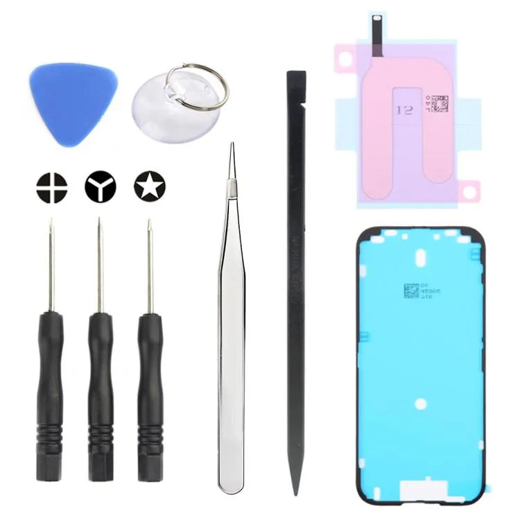 17 JIAFA JF-8162 9-in-1 batterijlijm + waterdichte lijm + reparatieset voor iPhone