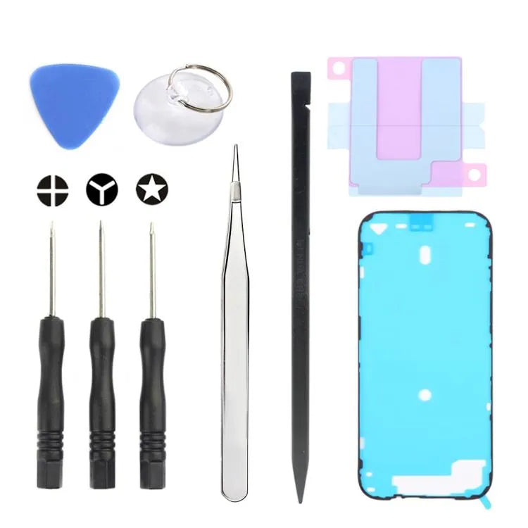 17 Pro: JIAFA JF-8162 9-in-1 batterijlijm + waterdichte lijm + reparatieset voor iPhone