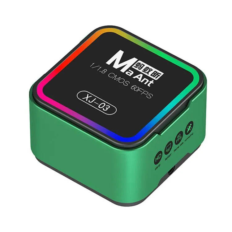MaAnt XJ-03 Kleurrijke HDMI/USB-uitgang 60FPS HD-microscoopcamera (groen)