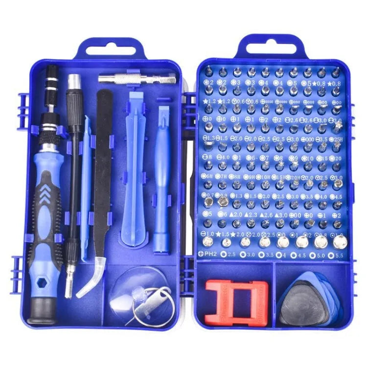 110 in 1 Magnetische Plum Schroevendraaier Mobiele Telefoon Demontage Reparatie Tool(Blauw)