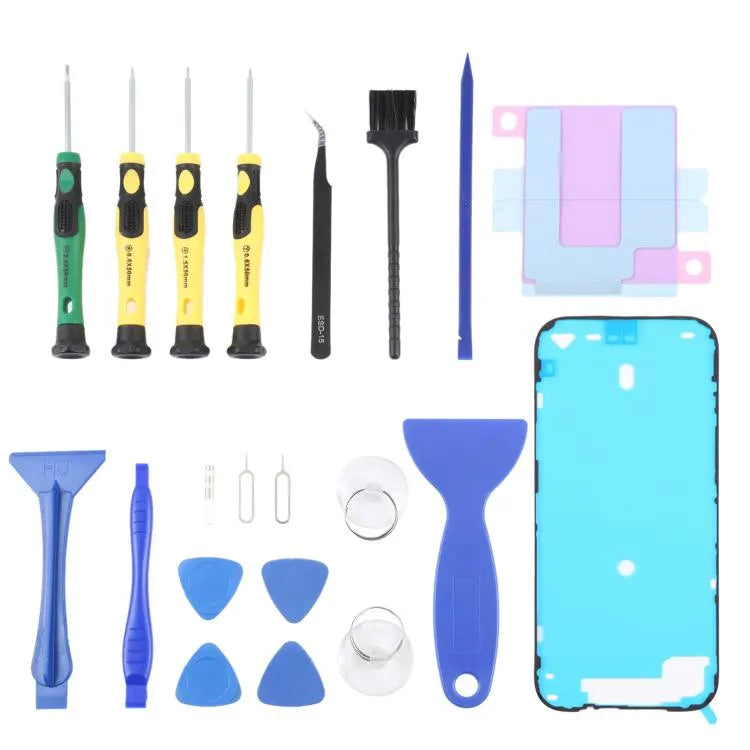 17 Pro JIAFA JF-8182 21-in-1 batterijlijm + waterdichte lijm + reparatieset voor iPhone