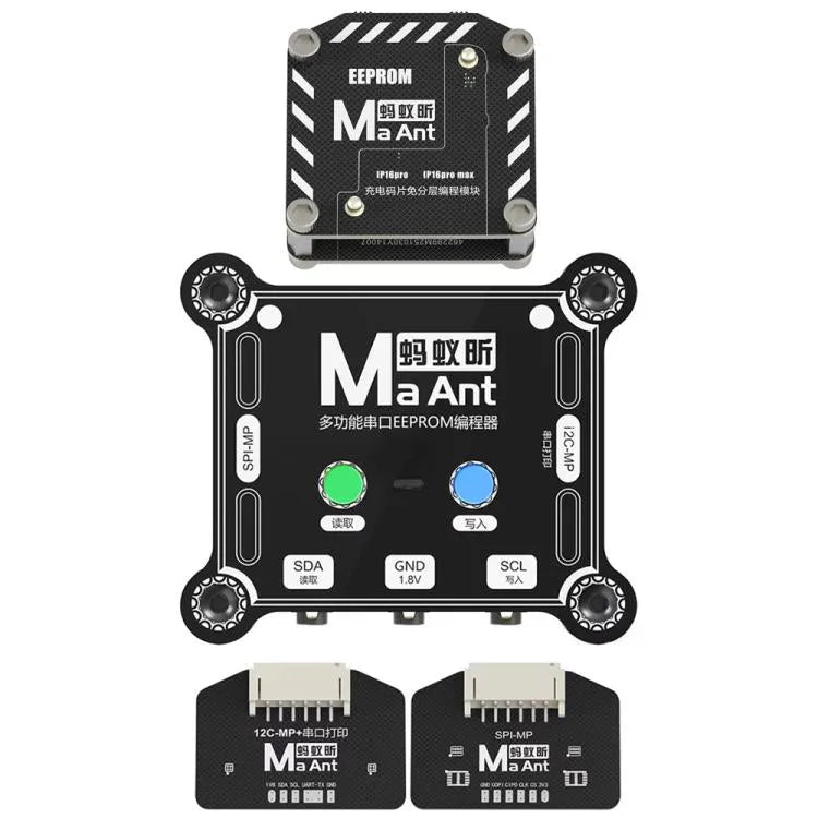 MaAnt E1 Multifunctionele seriële poort EEPROM-programmeur, model: Programmer+16 Pro/Pro Max IC-module