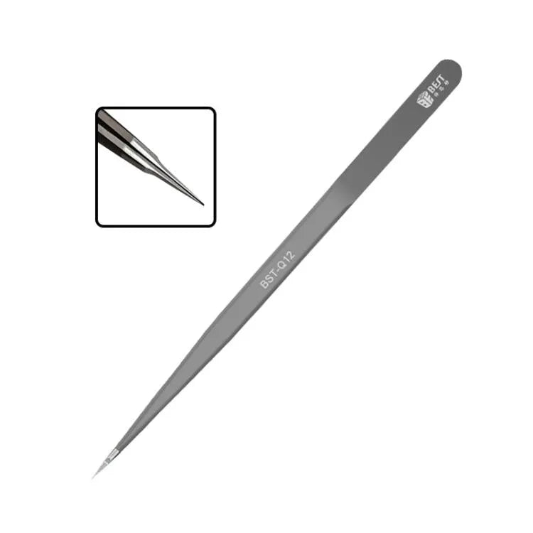 BEST Niet-magnetische pincet van roestvrij staal met hoge hardheid, model: BST-Q12