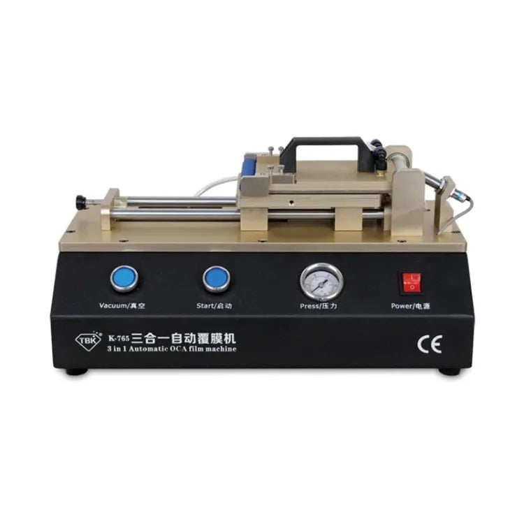 TBK-765 3 in1 Automatische OCA-lamineermachine LCD-aanraakscherm Luchtcompressormachine Ingebouwde vacuümpomp