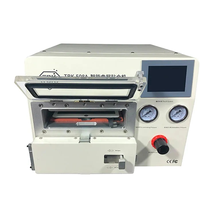 TBK TBK508A 14 inch gebogen scherm LCD-scherm Vacuümscheiding OCA-lamineer- en debubbelmachine met 4 mallen
