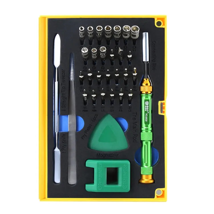 BEST BST-8929 Schroevendraaier Magnetische Bit Driver Kit 37 in 1 Professionele schroevendraaierset