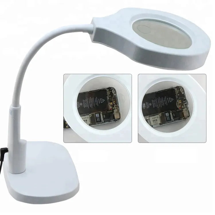 BESTE Desktop multifunctionele draagbare vergrootglaslamp (spanning 220V)